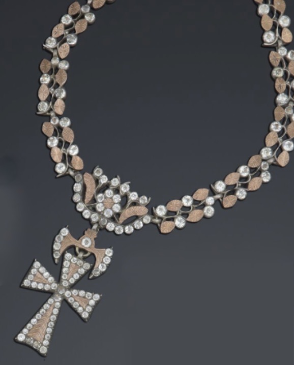Collier d'Yvetot en argent et argent doré